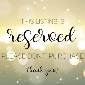 Reserved- Beaute Cosmetic Clutch